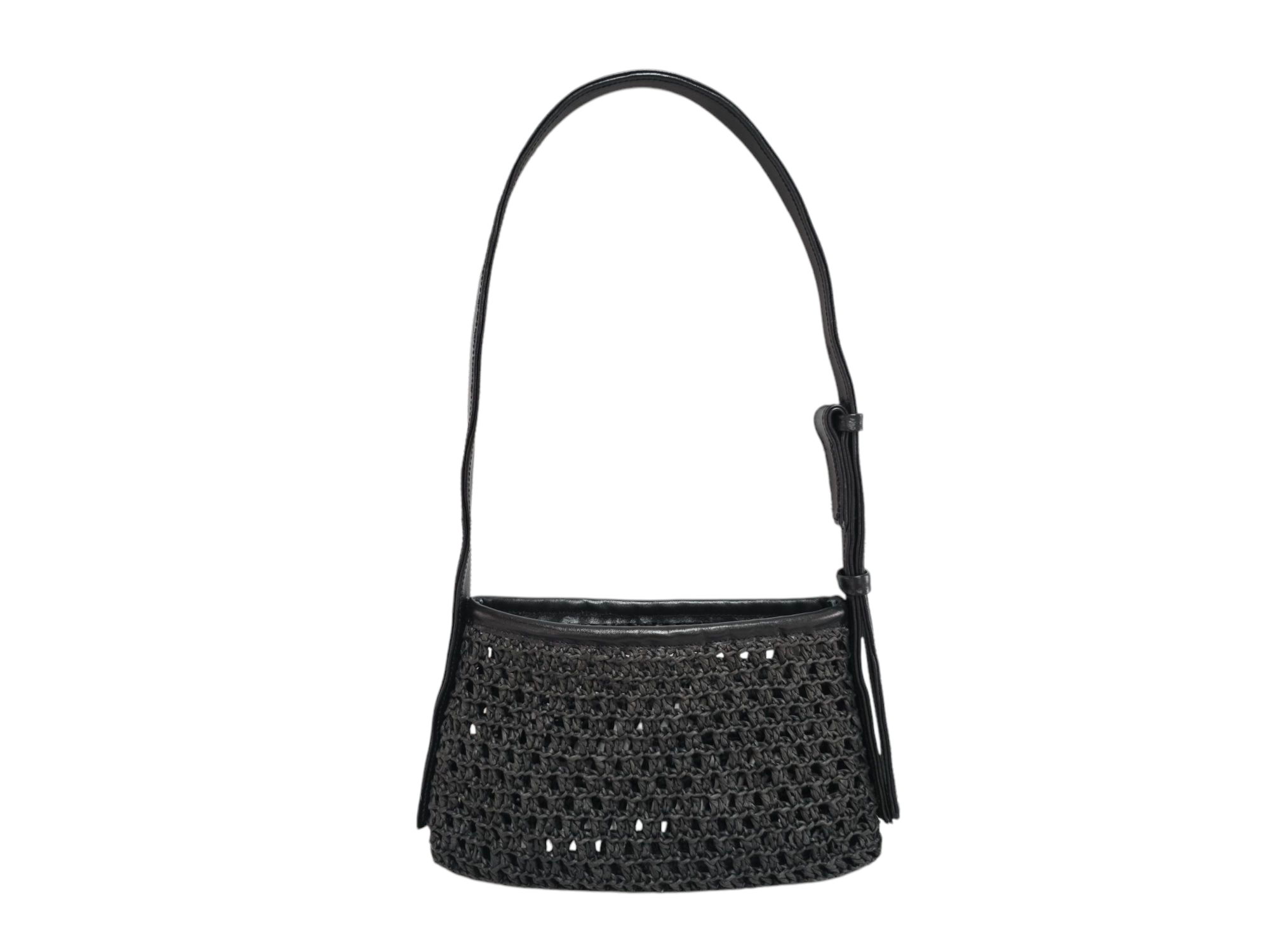 Macramé Baguette Bag