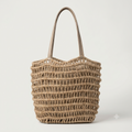 SIENNA - Natural Makramee Tote